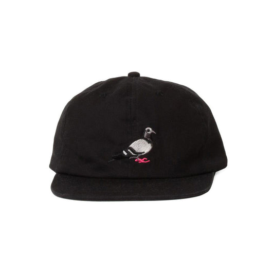 Staple Pigeon 6 Panel Strapback Cap Black