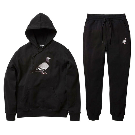 Staple Pigeon Pigeon Logo Tracksuit Black