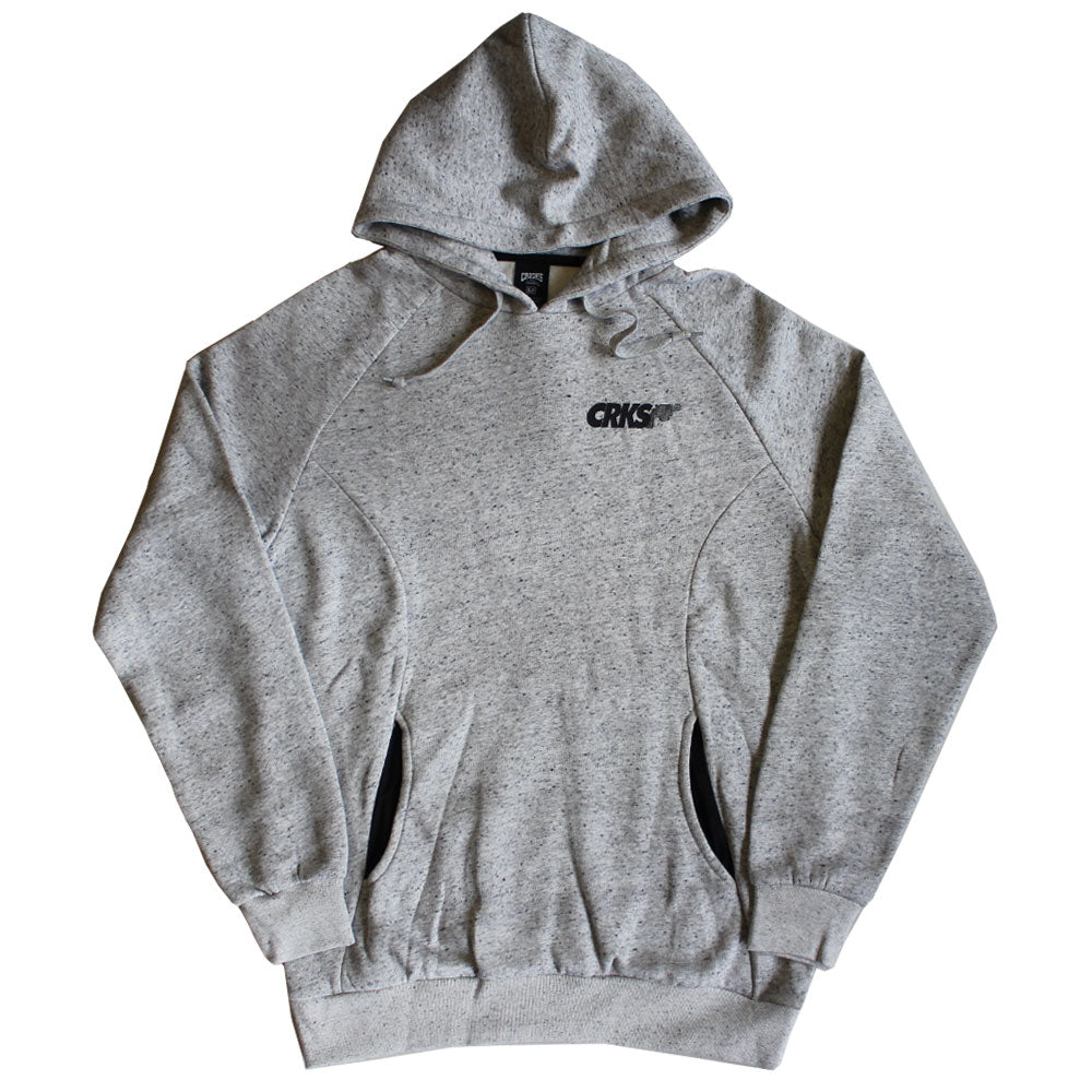 Crooks & Castles Pullover Hoodie Gradient Pistol Grey Speckle