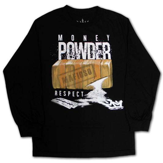 Mafioso Powder Long Sleeve T-Shirt Black