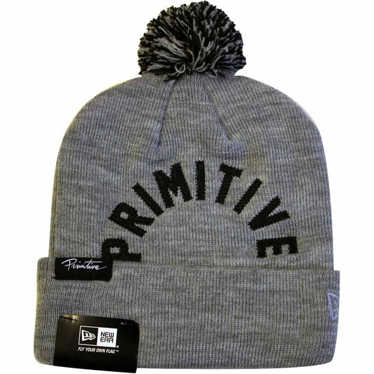 Primitive Apparel Camper Pom Beanie Grey