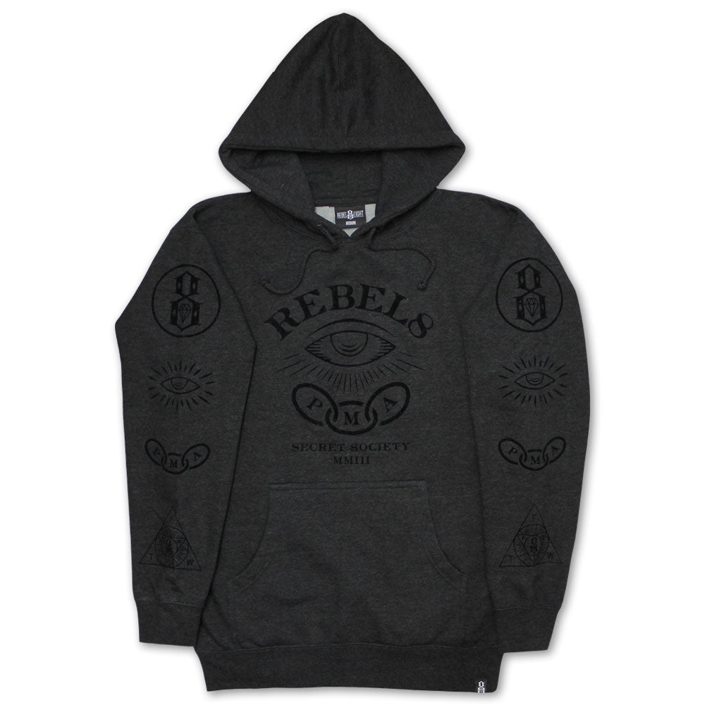 Rebel8 Foretold Pullover Hoodie Charcoal