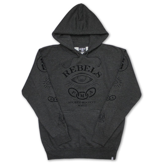 Rebel8 Foretold Pullover Hoodie Charcoal