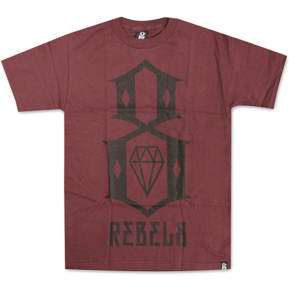 Rebel8 Logo T-shirt Maroon