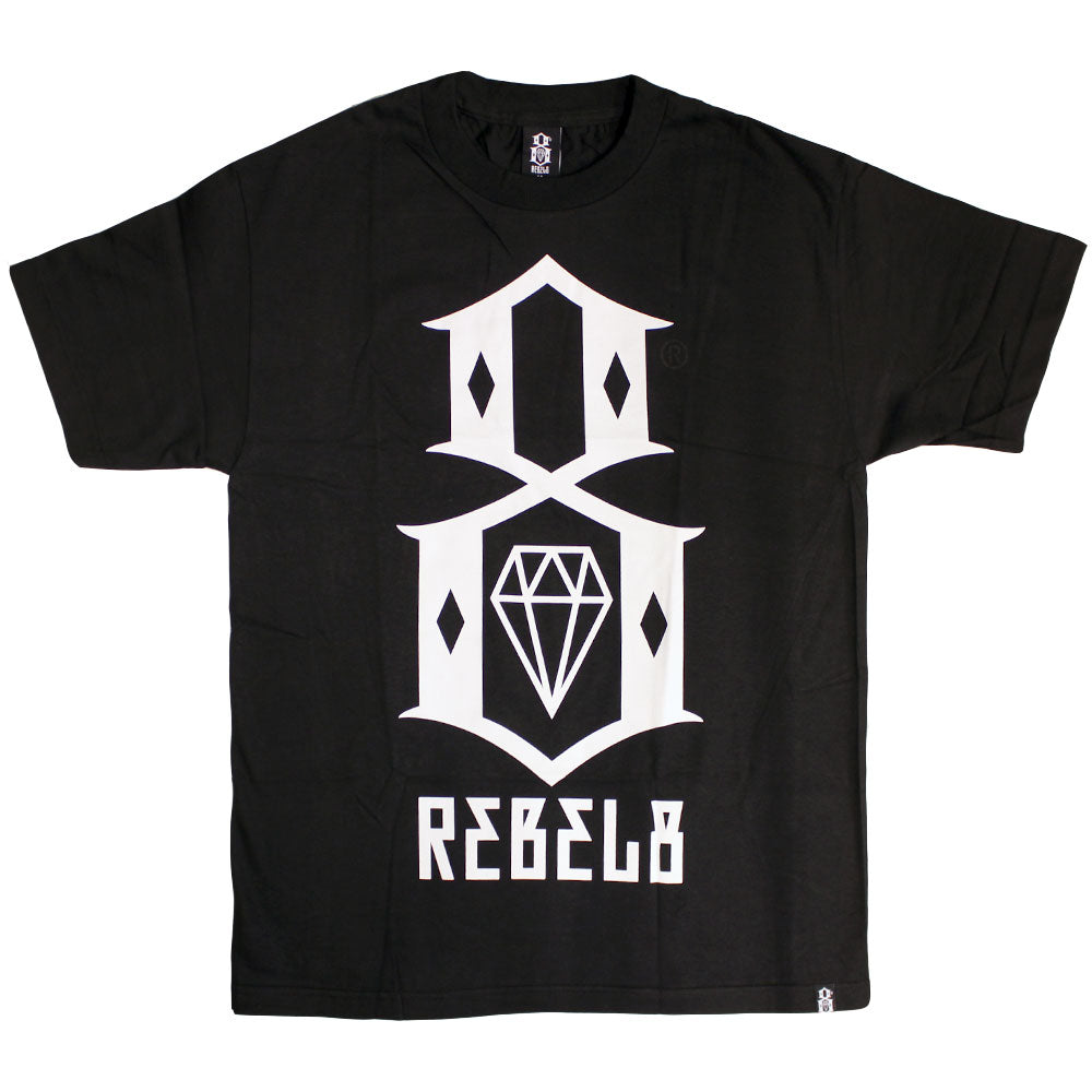 Rebel8 Logo T-shirt Black