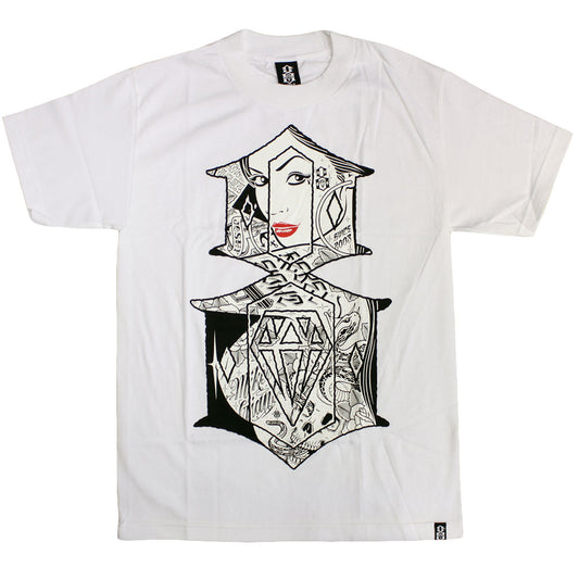 Rebel8 Looking Glass T-shirt White