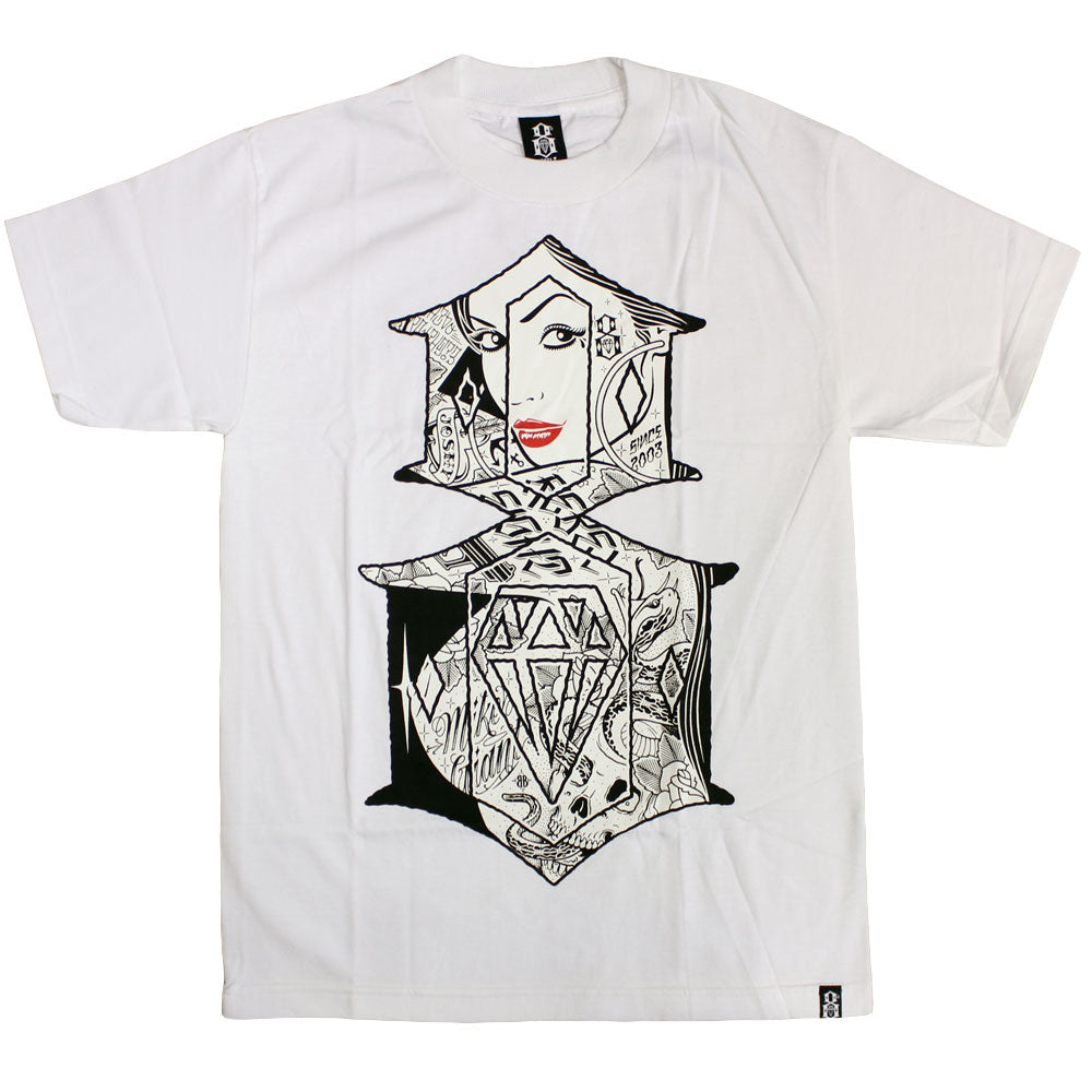 Rebel8 Looking Glass T-shirt White