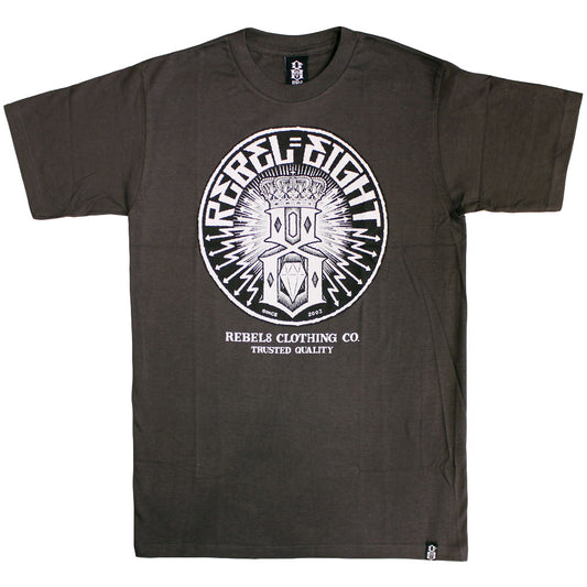 Rebel8 Sewer King T-shirt Charcoal