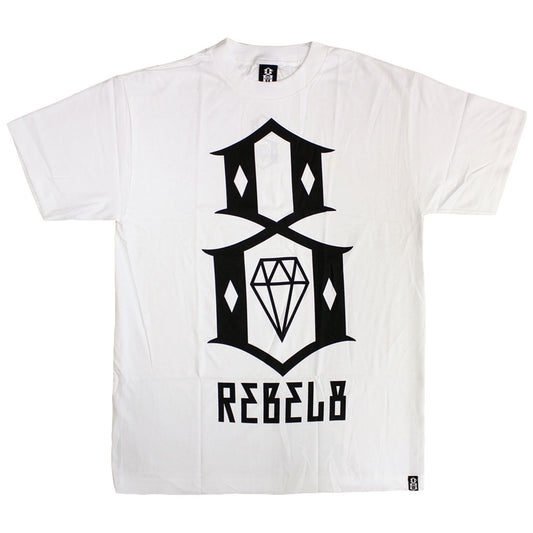 Rebel8 Logo T-shirt White