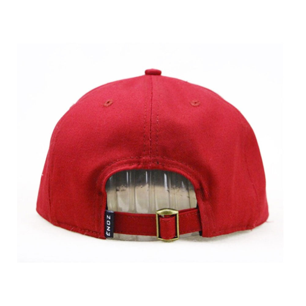 LDN Strapback Baseball Cap Red White