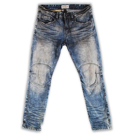 Rivet De Cru Cornstalk Blue Moto Tapered Jeans