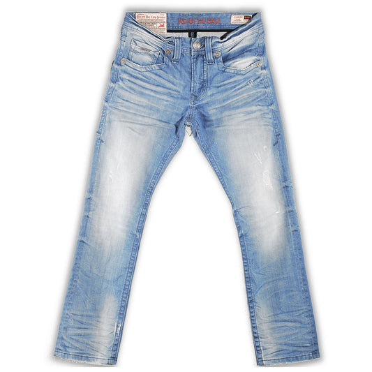 Rivet De Cru Marina Blue Straight Leg Jeans