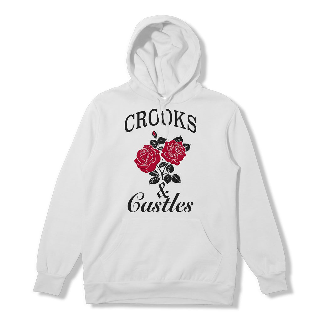 Crooks & Castles Roses Hoodie white