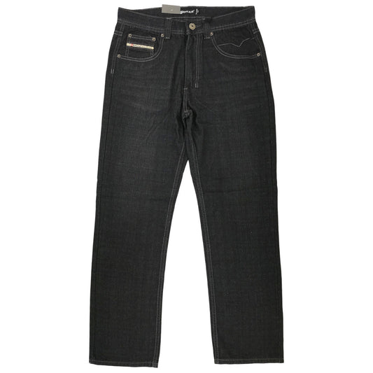 Royal Blue 82028 Men's Straight Fit Jeans Black