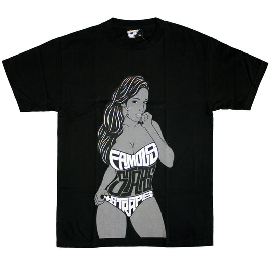 Famous Stars and Straps Shake T-shirt Black Grey White