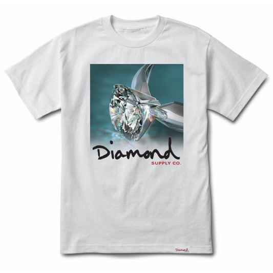 Diamond Supply Co Shimmer Tee White