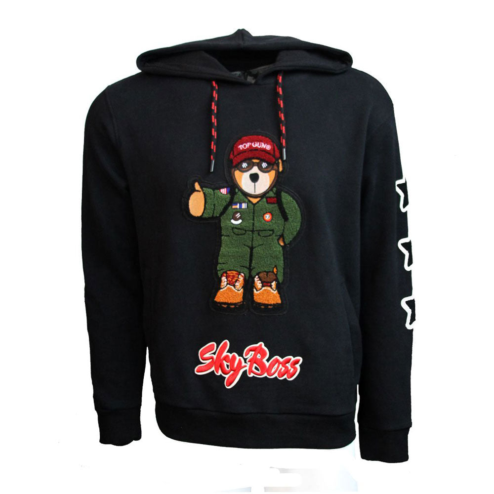 Top Gun Sky Boss Pullover Hoodie Black