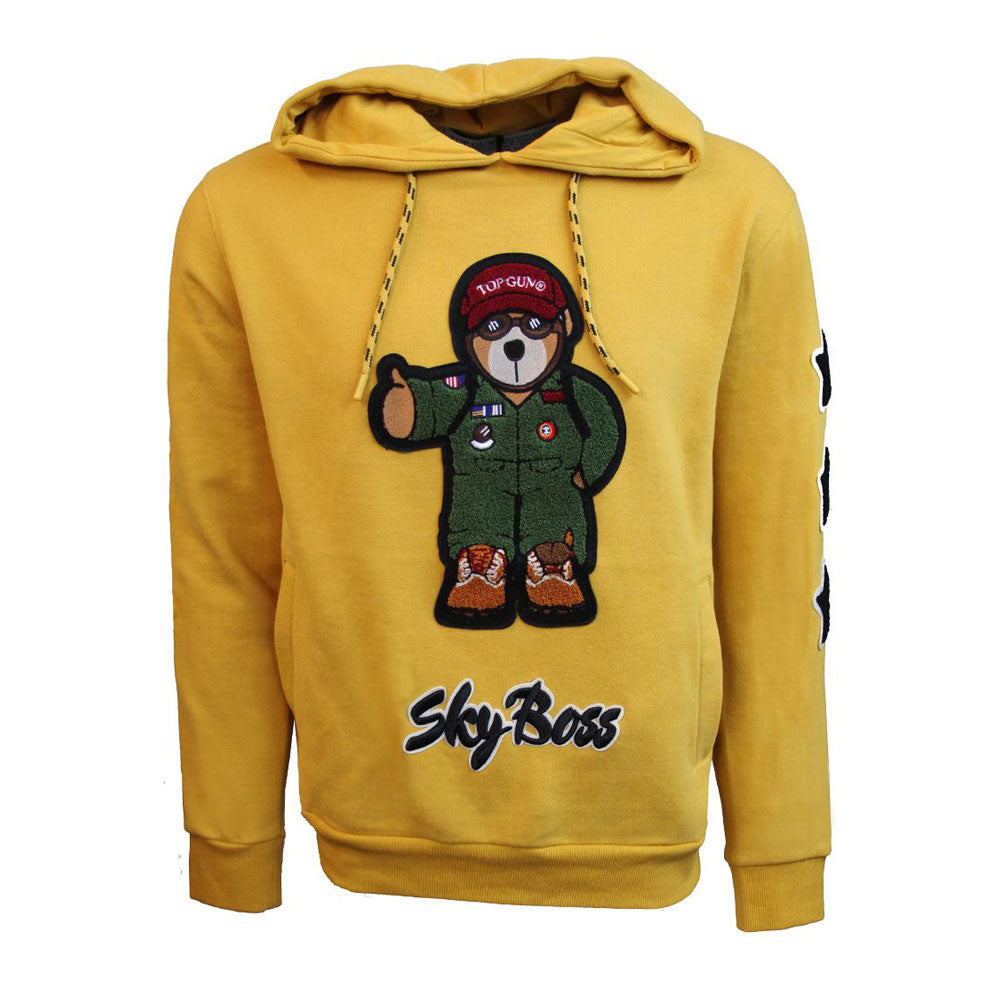 Top Gun Sky Boss Pullover Hoodie Mustard