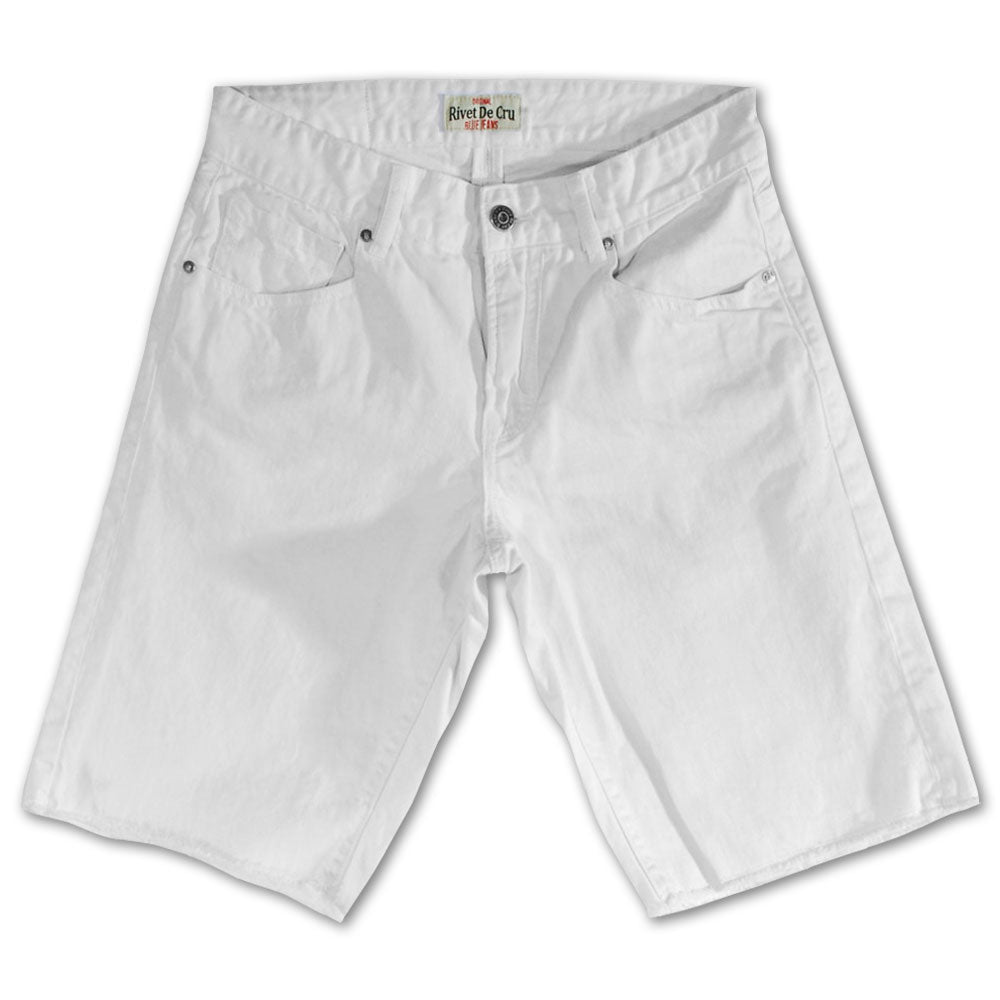 Rivet De Cru Snow White Denim Shorts