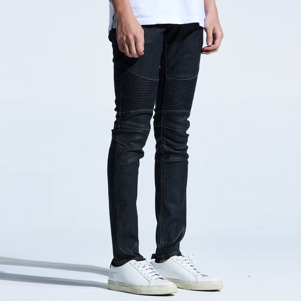 Embellish Snyder Biker Denim Jeans Black