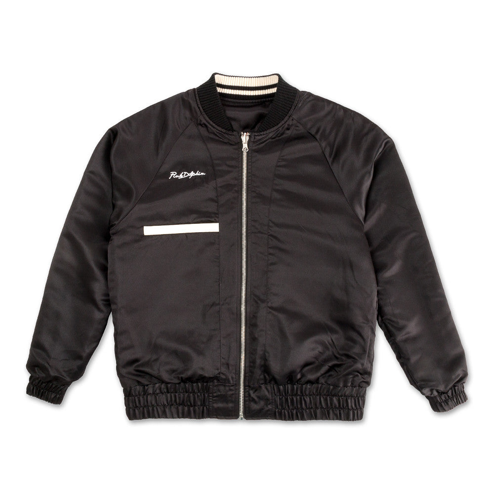 Pink Dolphin Reversible Souvenir Jacket Black