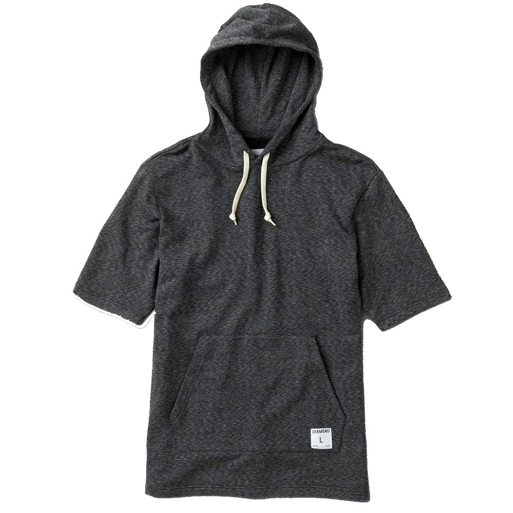 Diamond Supply Co Speckle Short Sleeved Hoodie Black