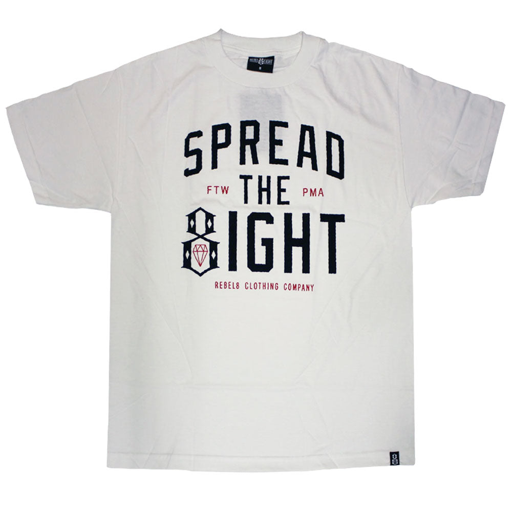 Rebel8 Spread The Eight T-shirt White