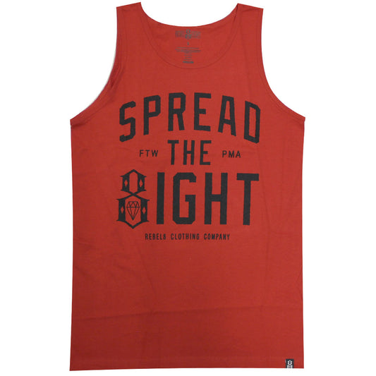 Rebel8 Spread The Eight Tank Top Red