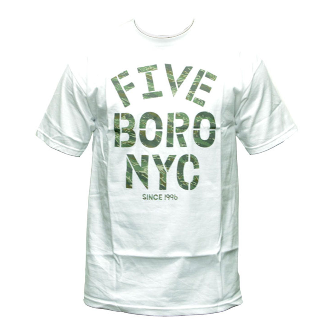 5boro Stencil Tiger T-shirt White