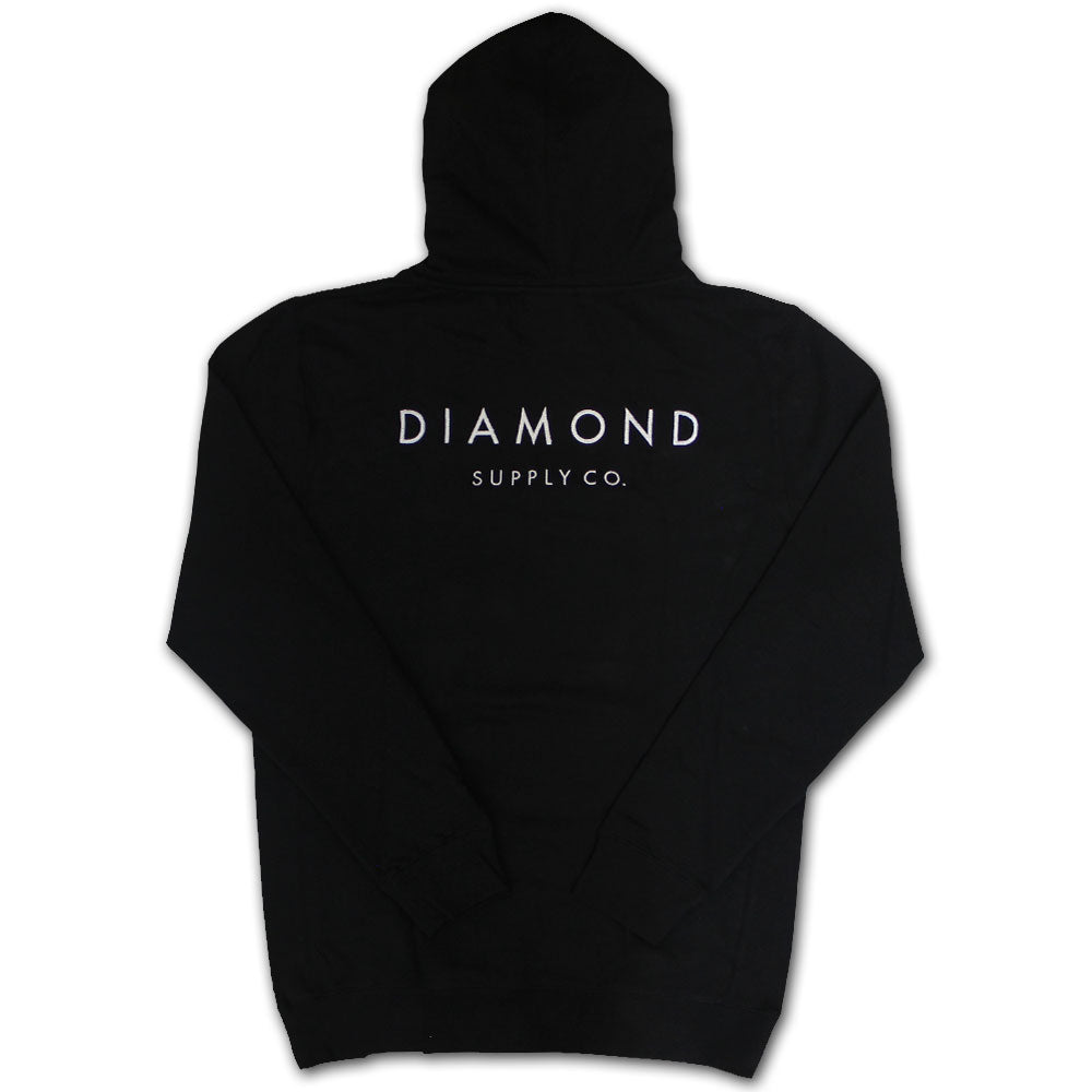 Diamond Supply Co Stone Cut Hoodie Black