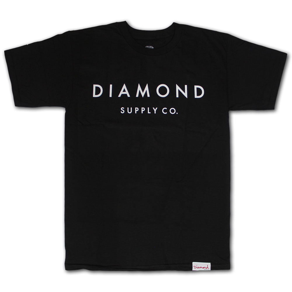 Diamond Supply Co Stone Cut T-shirt Black