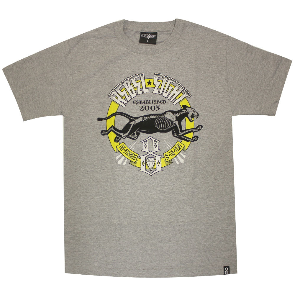 REBEL8 Strength Of The Eight T-shirt Heather Grey