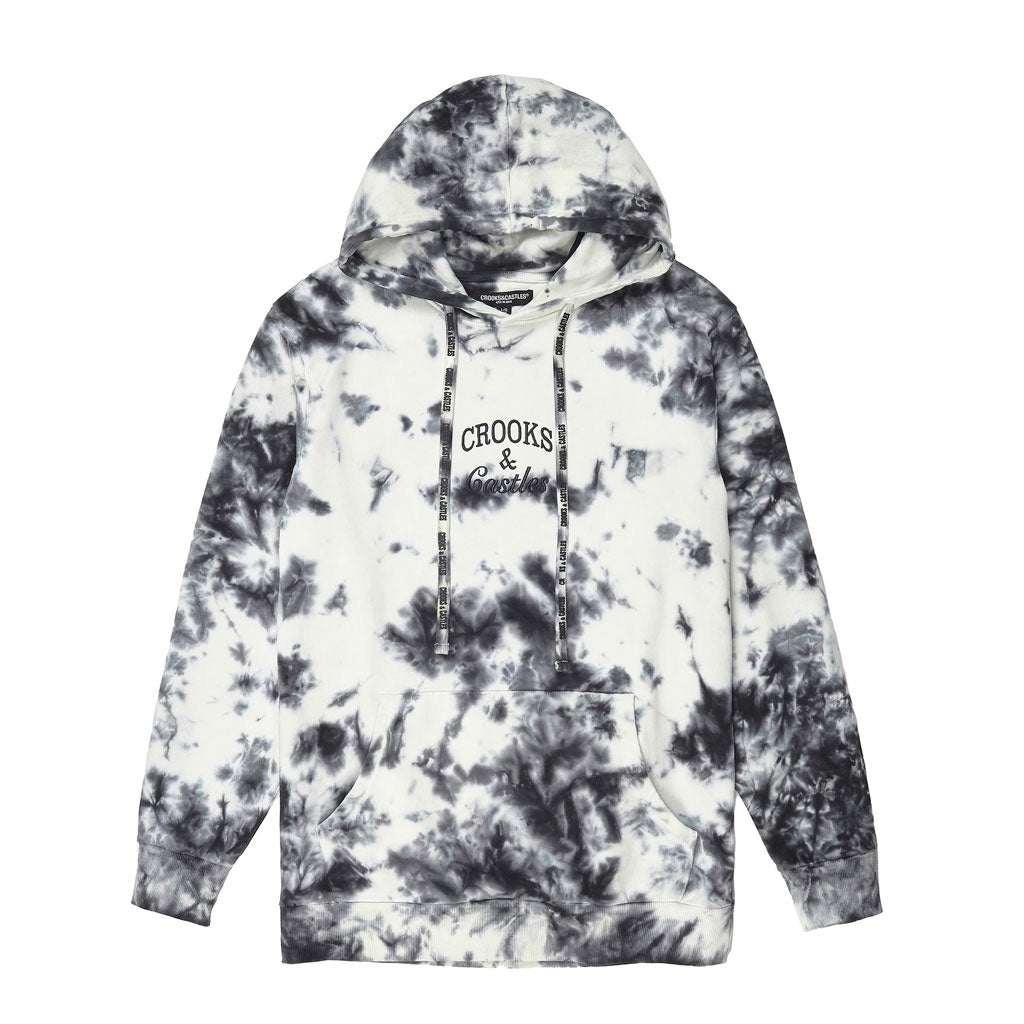 Crooks & Castles Timeless Tie Dye Hoodie Black