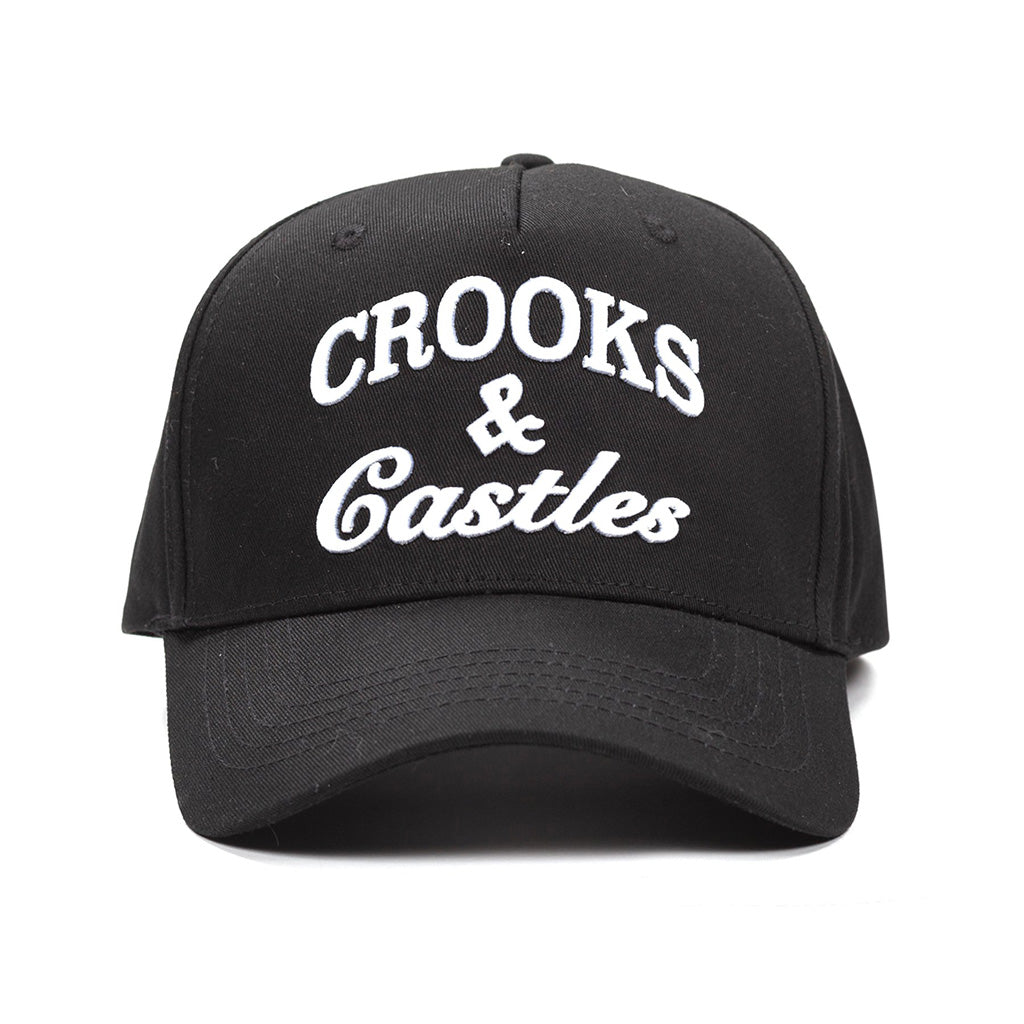 Crooks & Castles Timeless Snapback Cap Black
