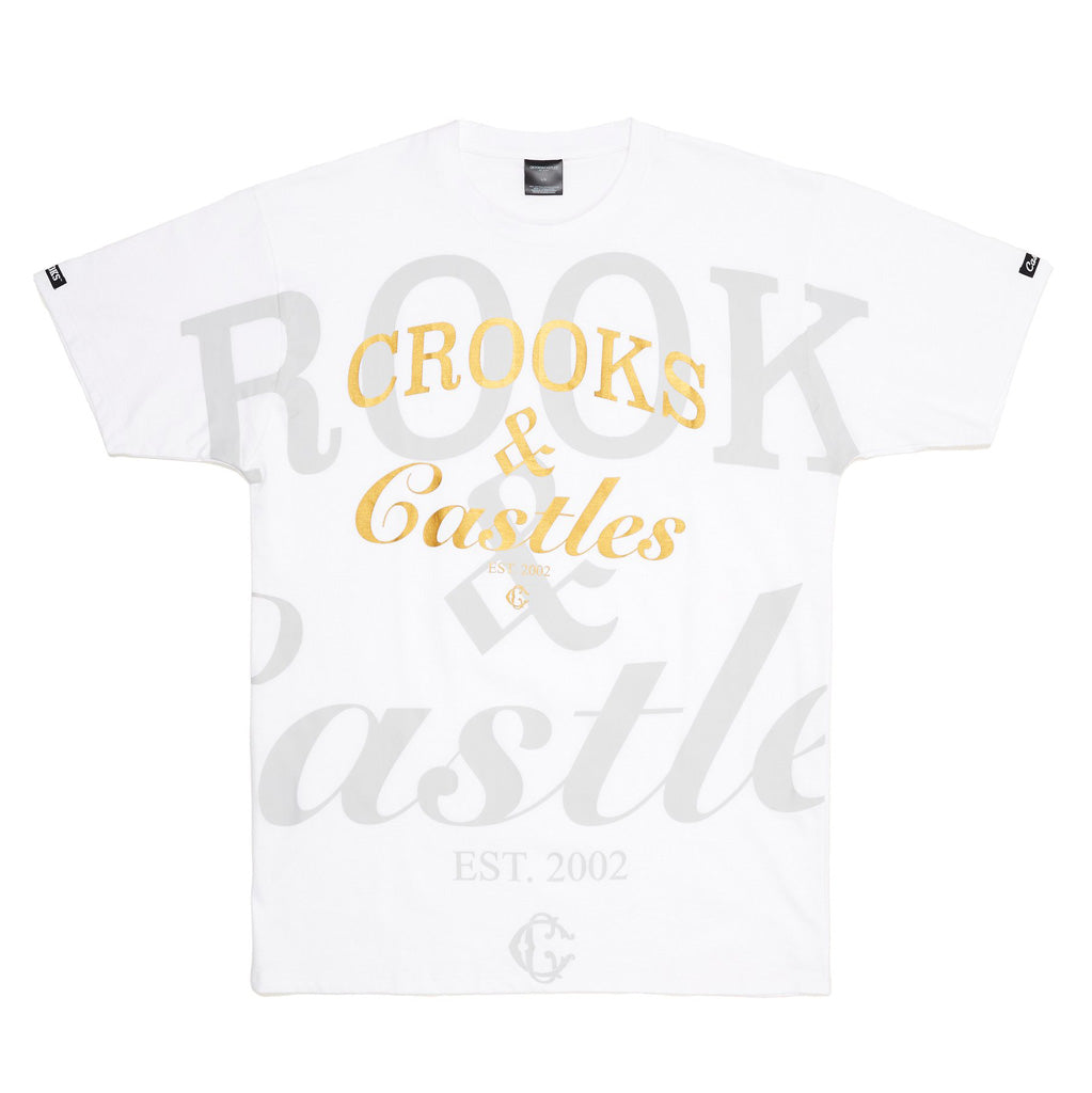 Crooks & Castles Timeless OVS Tee White