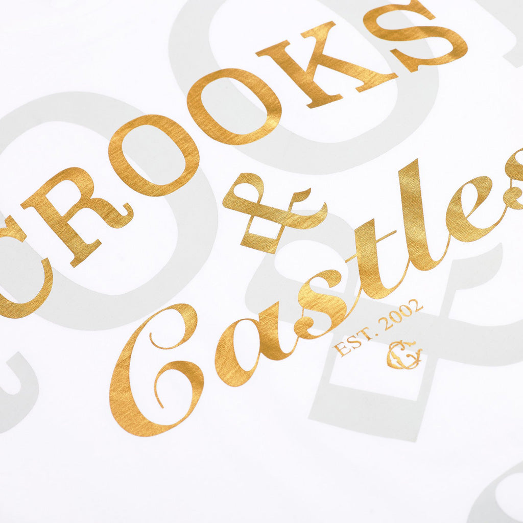 Crooks & Castles Timeless OVS Tee White