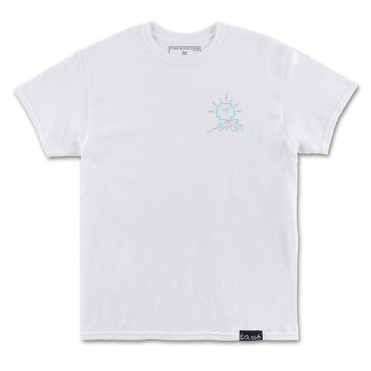 Pink Dolphin Tombstone T-Shirt White