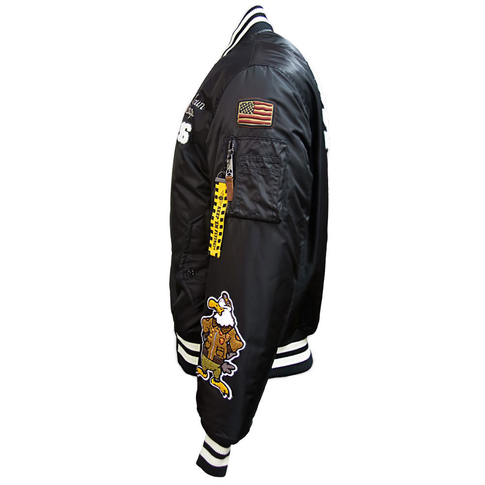 Top Gun Champs Bomber Jacket Black