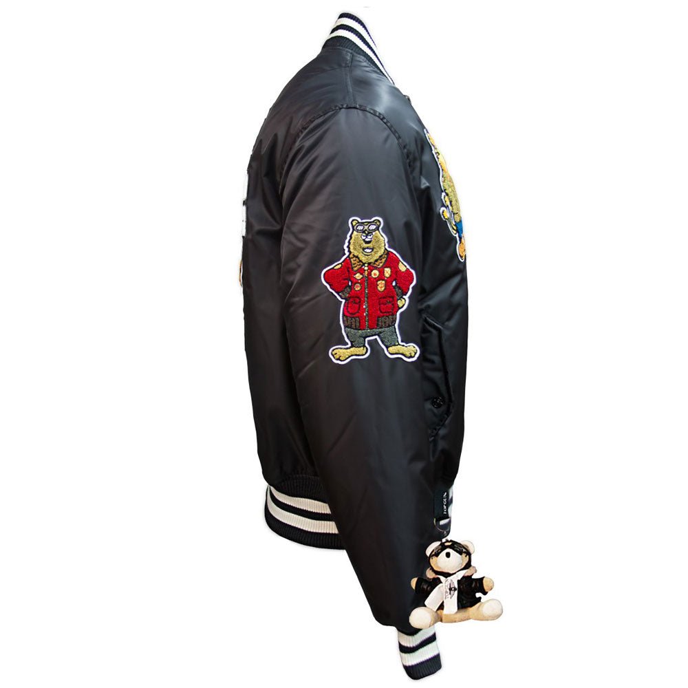 Top Gun Champs Bomber Jacket Black