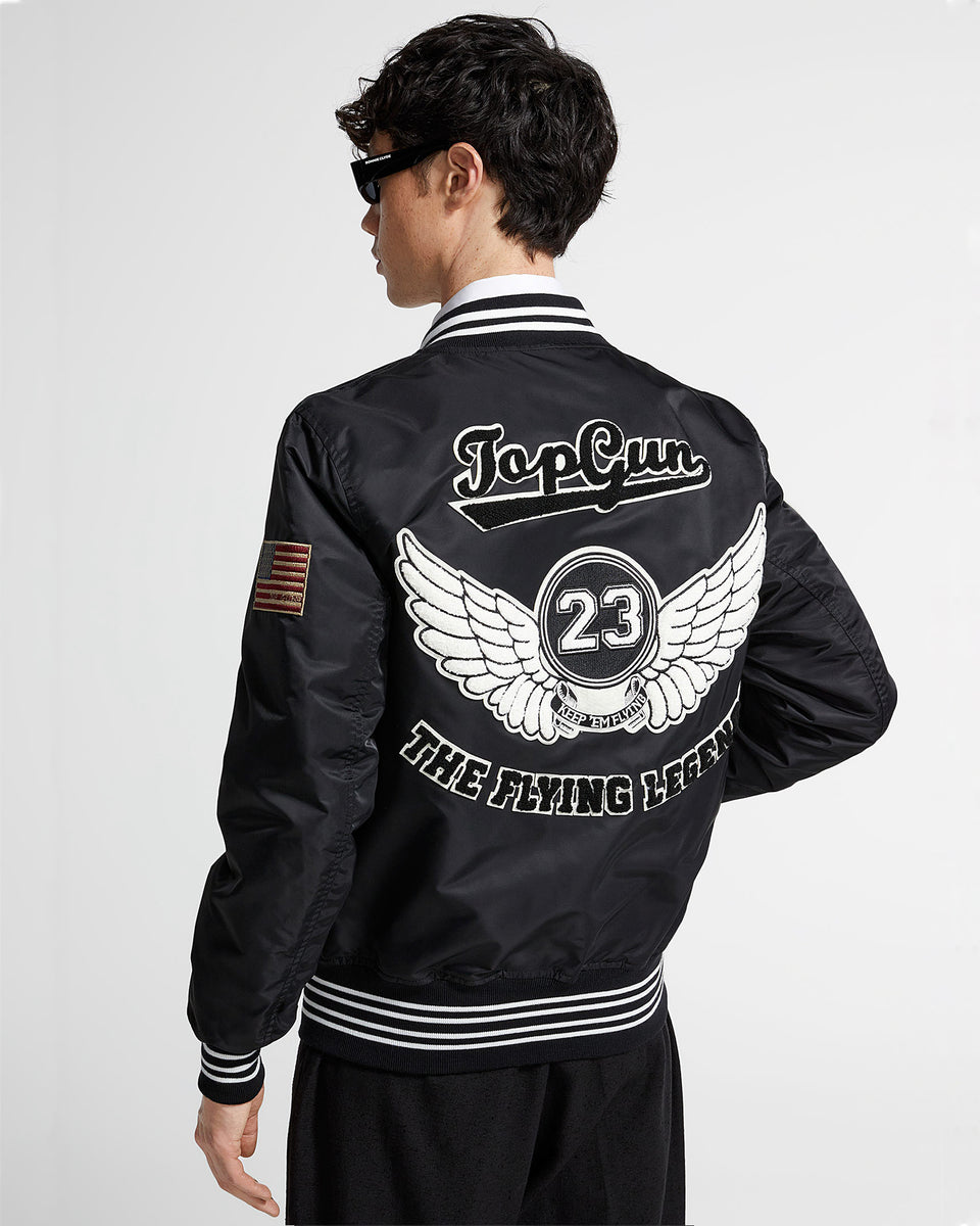 Top Gun Flying Legend Lightweight Jacket Black