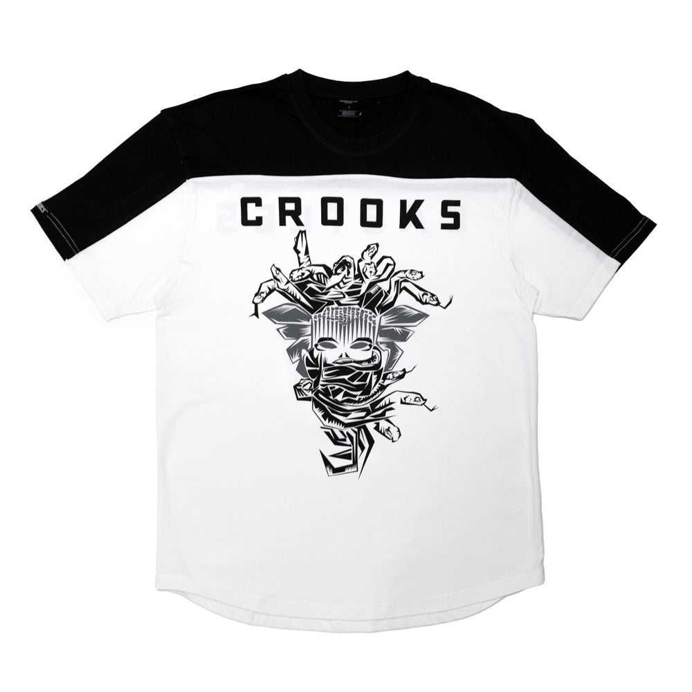 Crooks & Castles Medusa Tribal Jersey T-shirt White