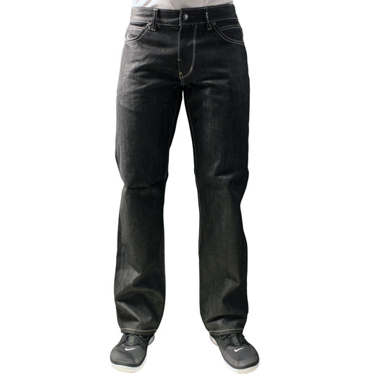 Lrg Grass Roots True Straight Fit Jeans Raw Black