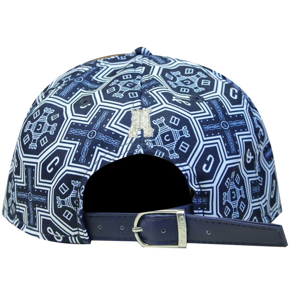 Crooks & Castles Thuxury Chain C Venetian Strapback Baseball Cap True Navy