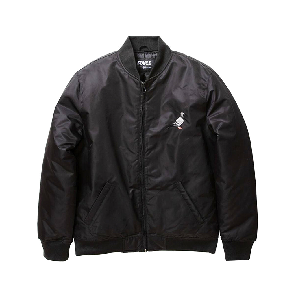 Staple Pigeon Vestry Bomber Jacket Black