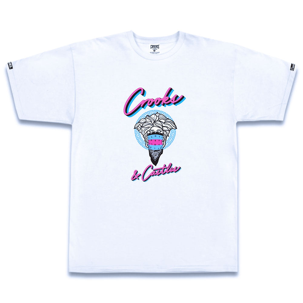 Crooks & Castles Miami Vice Medusa T-shirt White