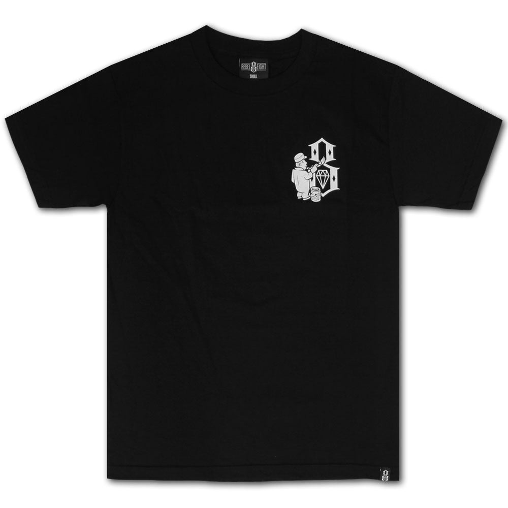 Rebel8 Hit The Walls T-shirt Black