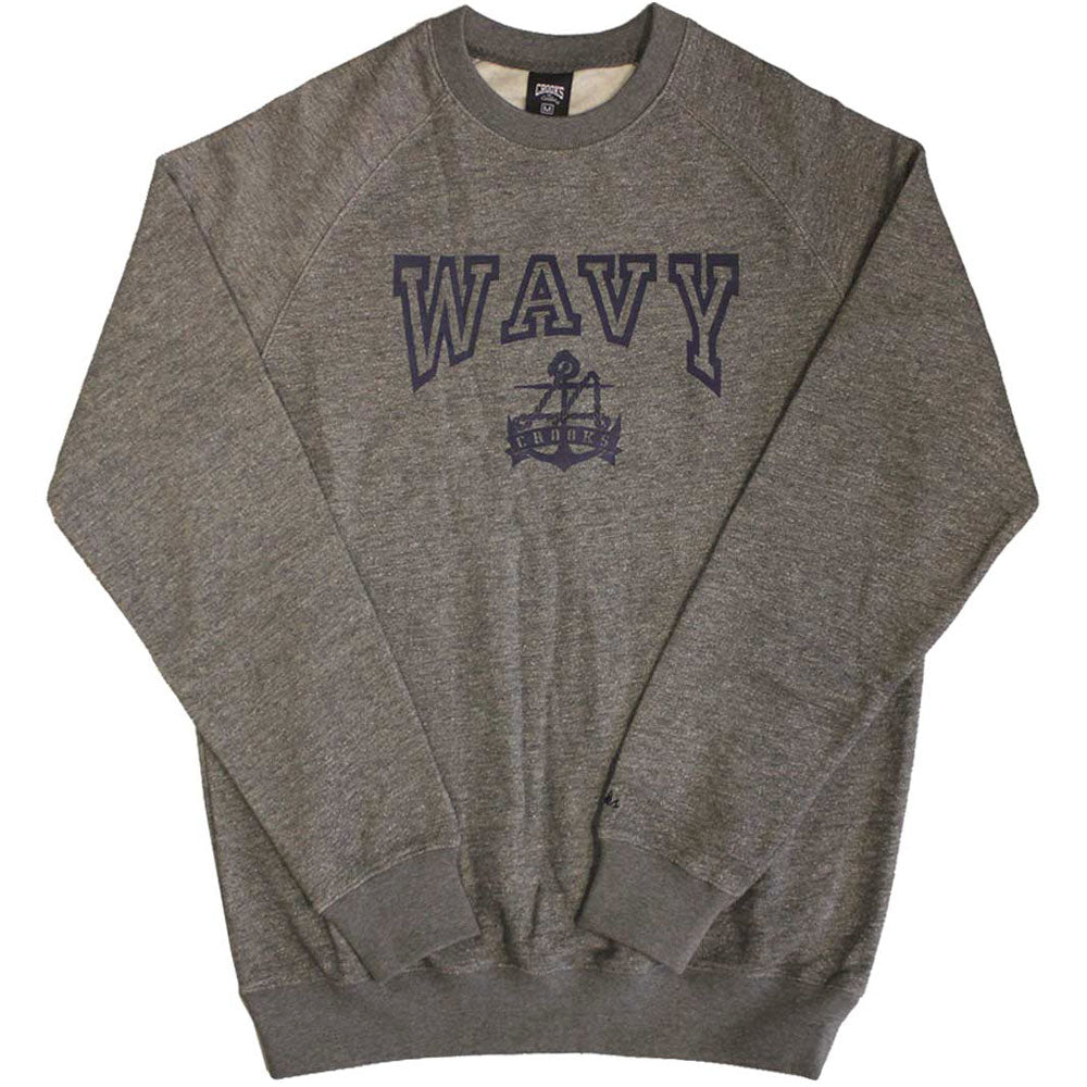 Crooks & Castles Wavy Sweatshirt Speckle Grey