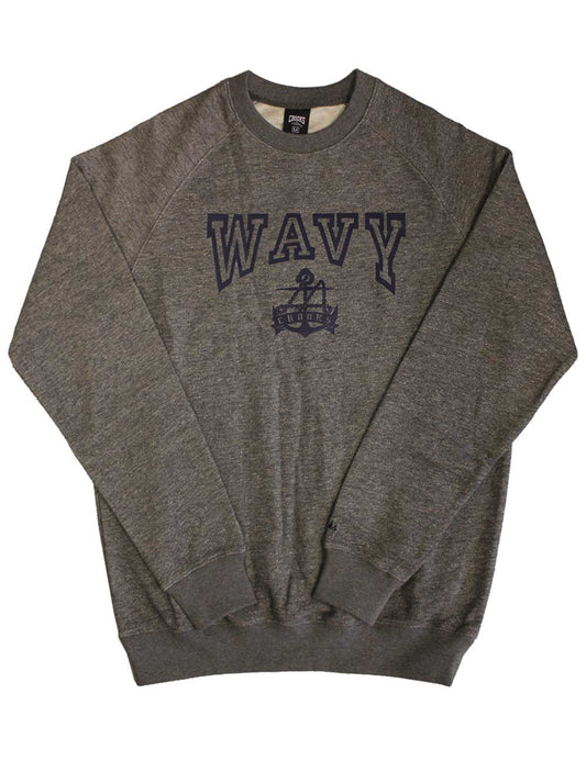 Crooks & Castles Wavy Sweatshirt Speckle Grey