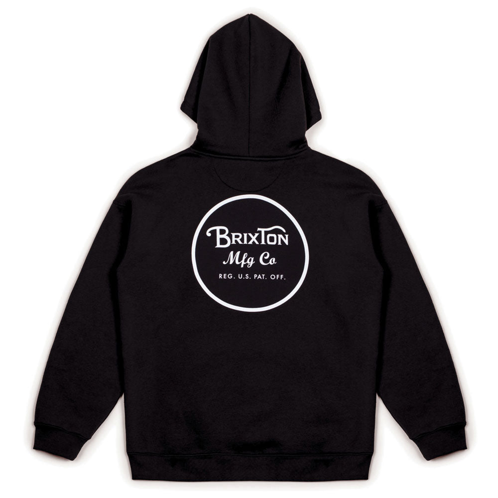 Brixton Wheeler Intl Pullover Hoodie Black