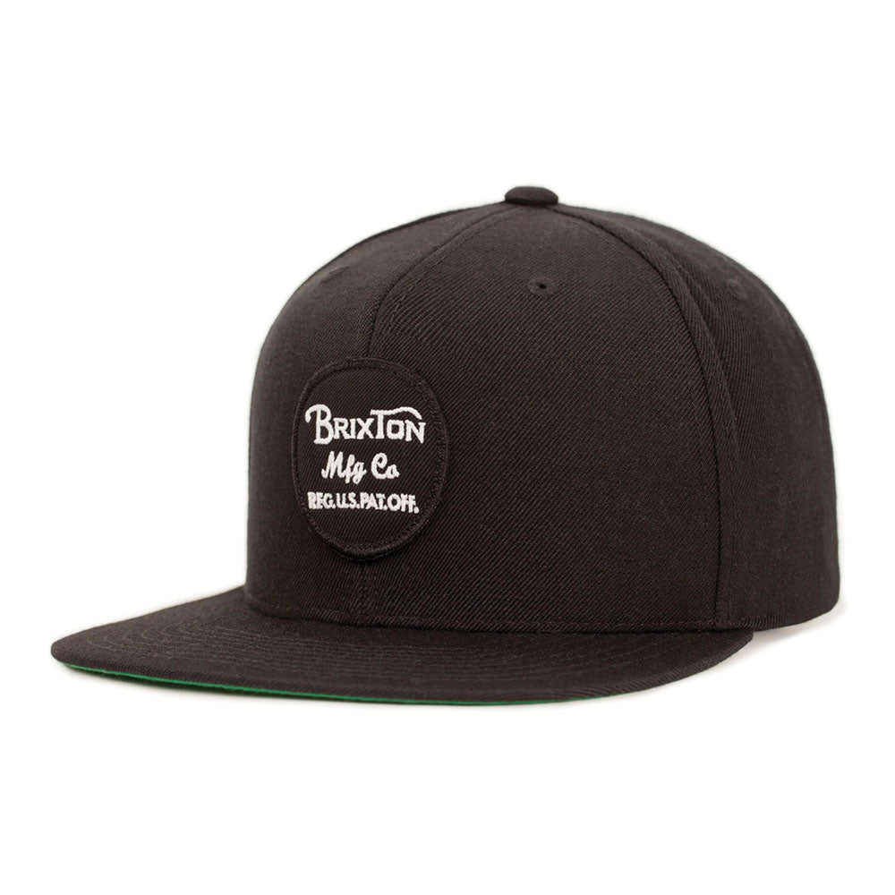 Brixton Wheeler Snapback Cap Black